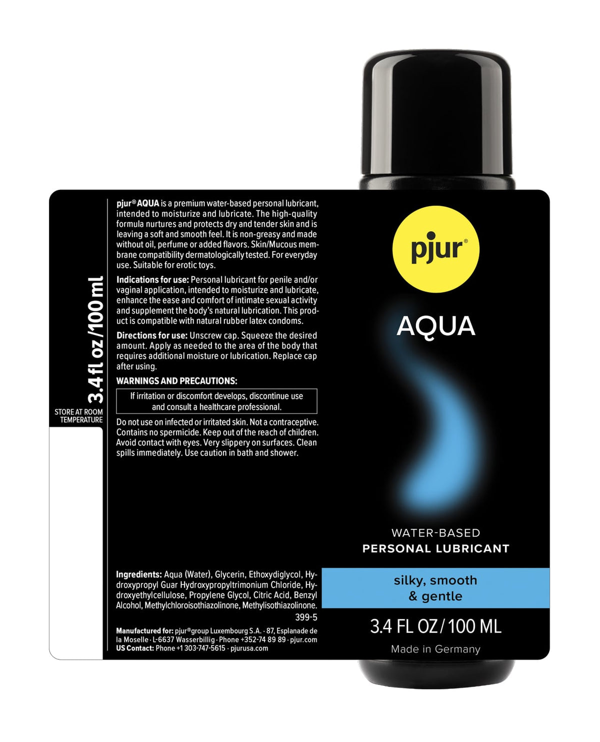 pjur AQUA Water-Based Lubricant – 100 ml – view 2