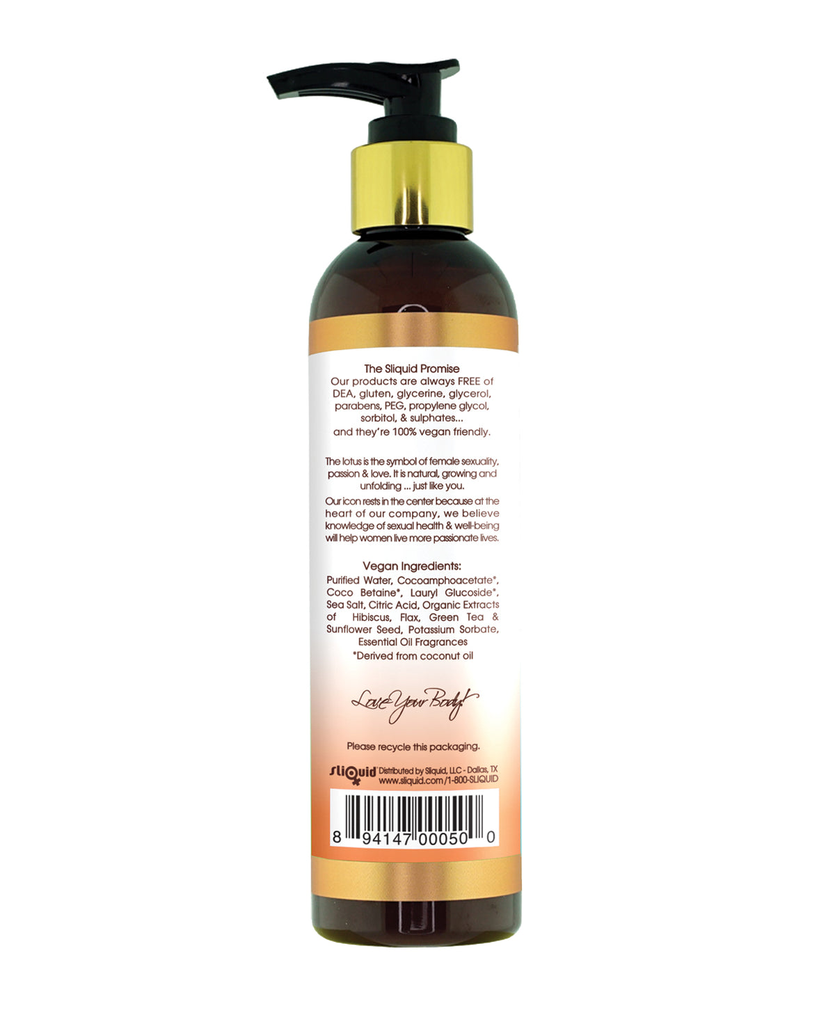 Sliquid Splash Gentle Feminine Wash – 8.5 oz – Mango Passion – view 2