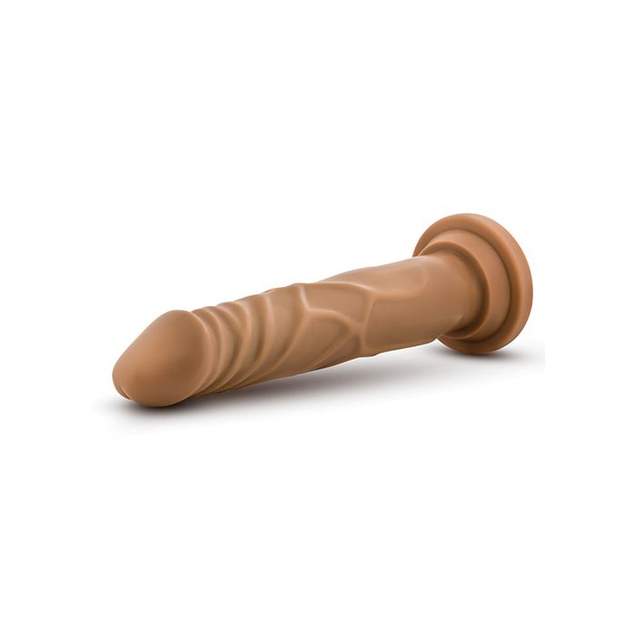 Realistic Cock Basic 7.5" - Mocha Dildo