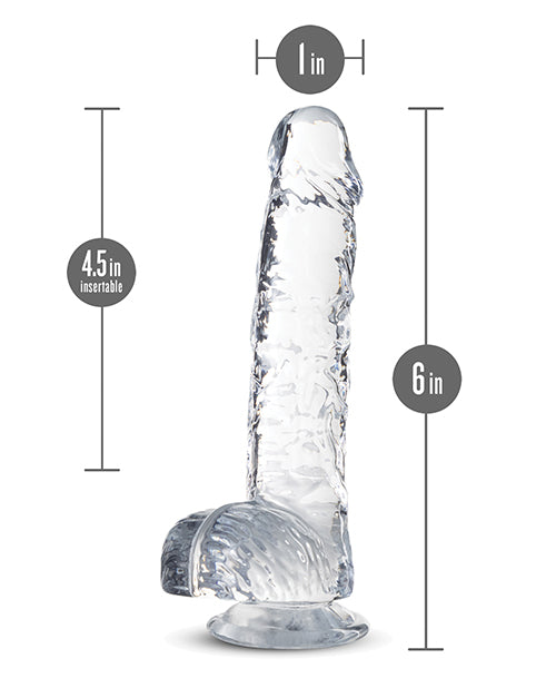 6" Crystalline Dildo - Diamond
