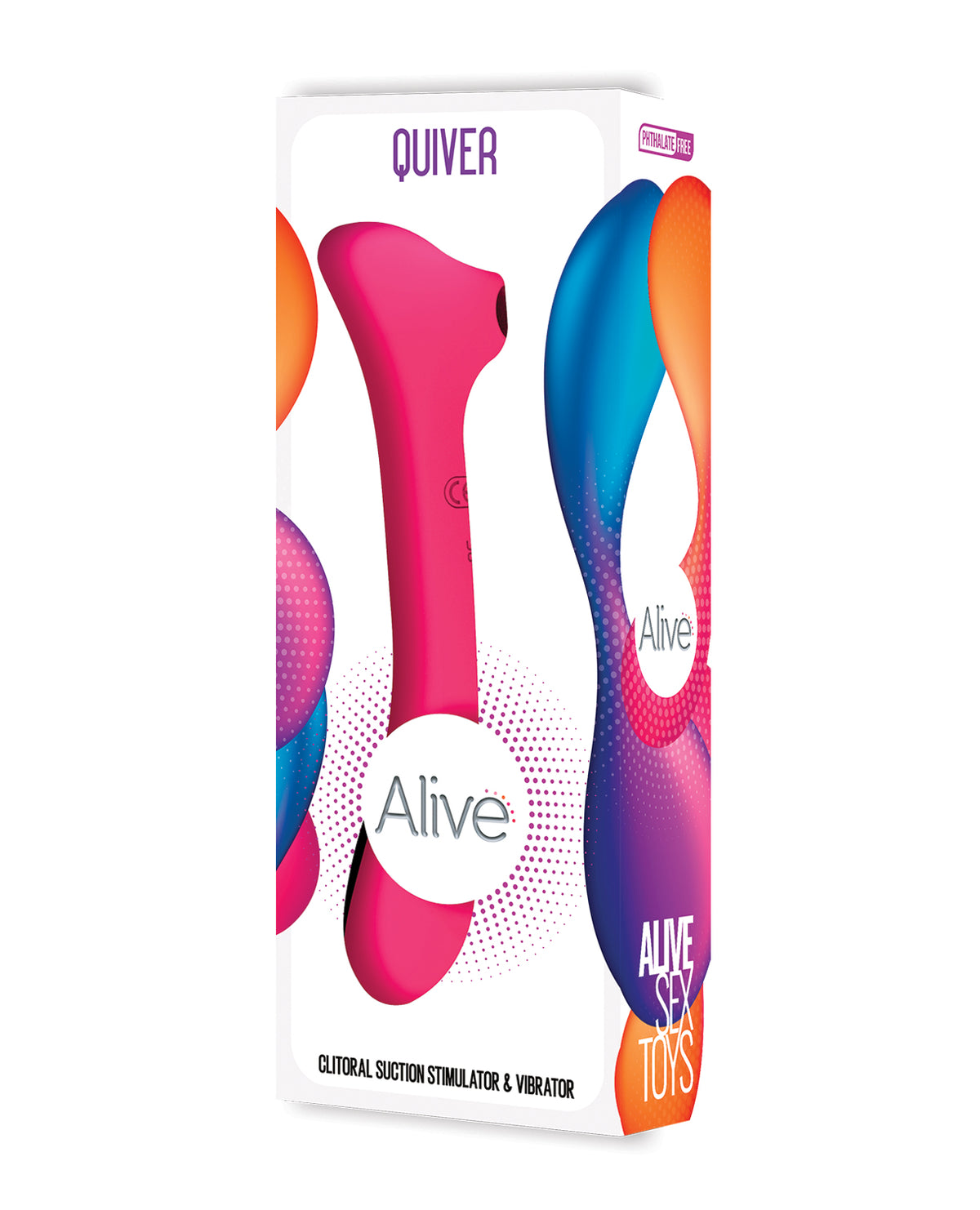 Alive Quiver Suction & G-Spot Vibrator – Magenta – view 5