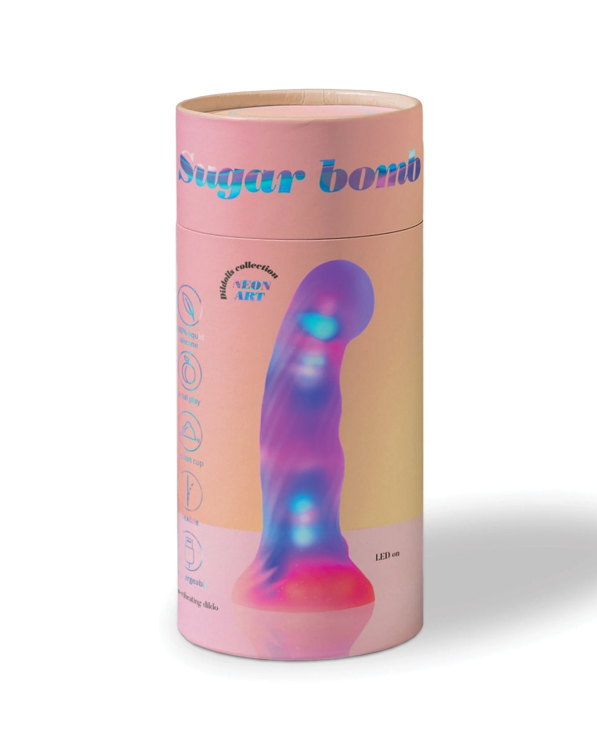 Love to Love Dildolls Sugar Bomb Neon Art LED Dildo – view 4