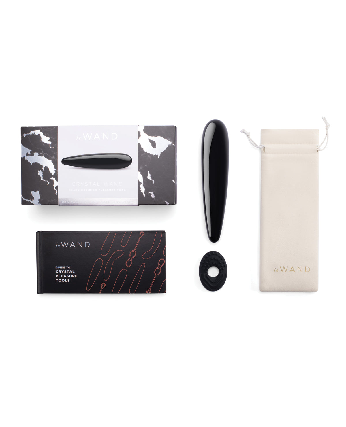Le Wand Crystal Wand – Black Obsidian – view 5