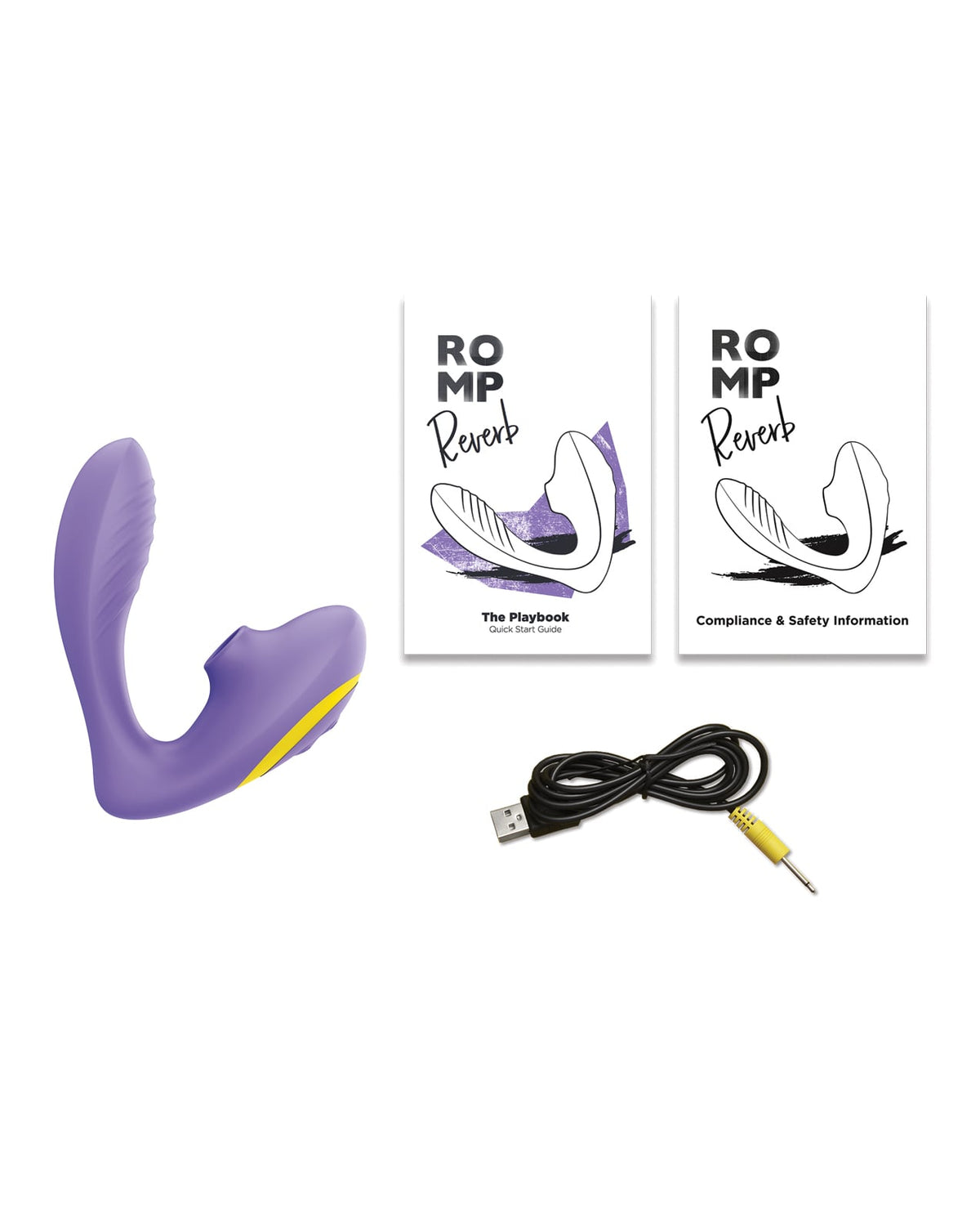 ROMP Reverb Pleasure Air & G-Spot Dual Stimulator – Lilac – view 4