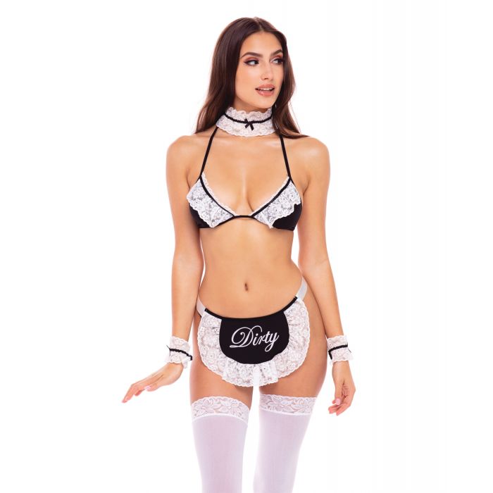 Maid At Your Service Black O/S sexy Halloween lingerie