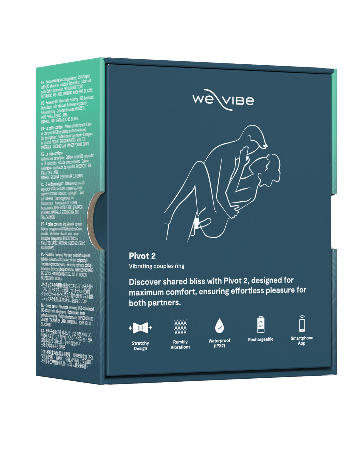 We-Vibe Pivot 2 Vibrating Ring – Slate – view 6