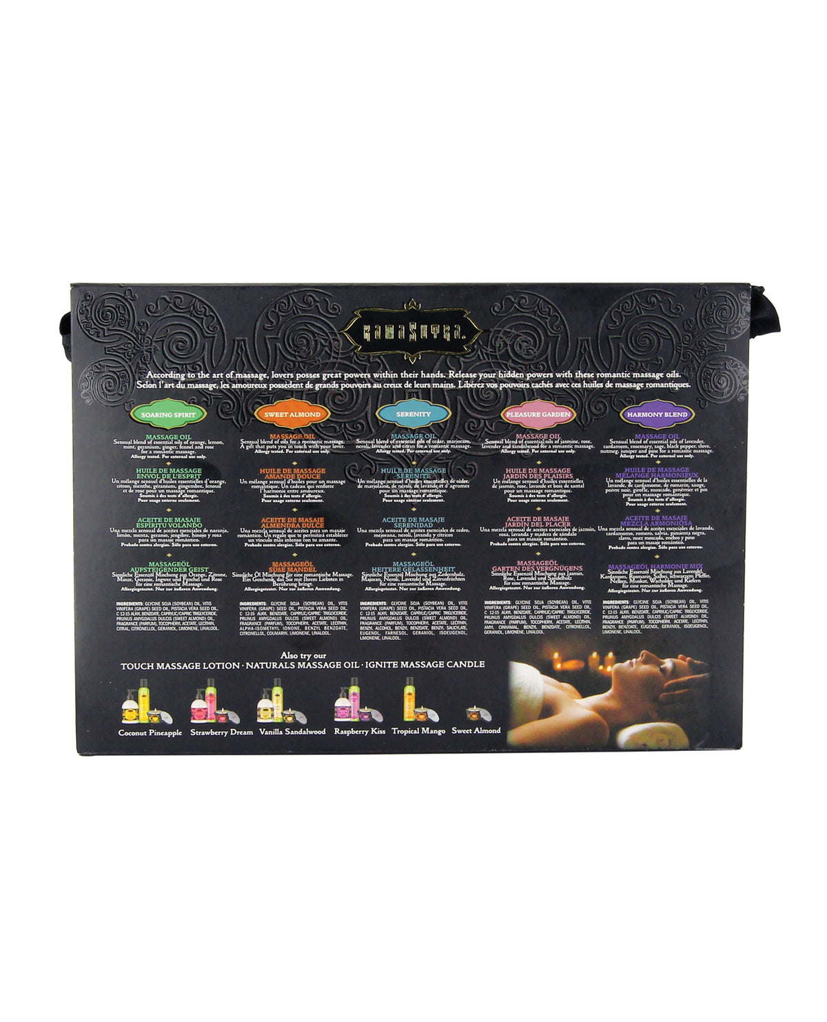 Kama Sutra Massage Tranquility Kit with five massage oils (view 3)