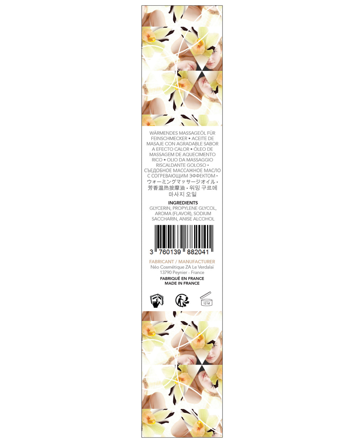 EXSENS of Paris Kissable Warming Massage Oil – Hot Vanilla – view 2