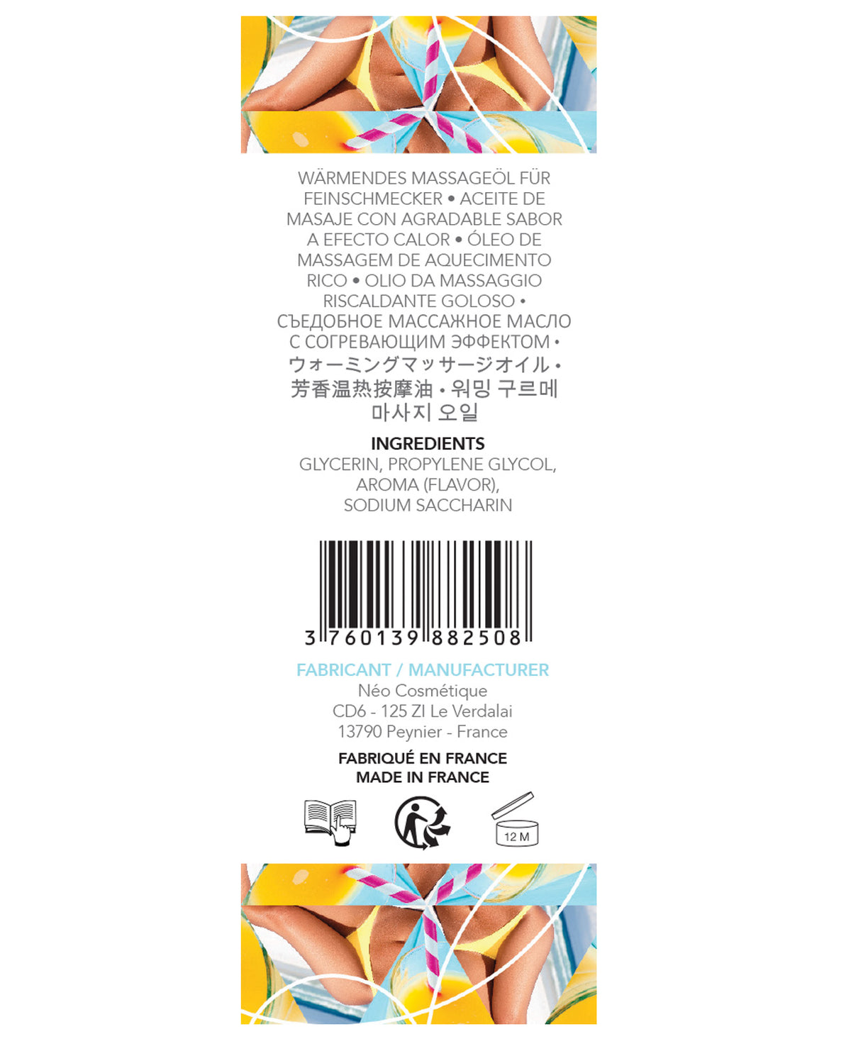 EXSENS of Paris Kissable Warming Massage Oil – Sex on the Beach – view 2