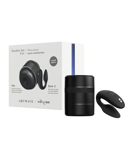 Arcwave Voy & We-Vibe Sync 2 Couples Bundle – Black