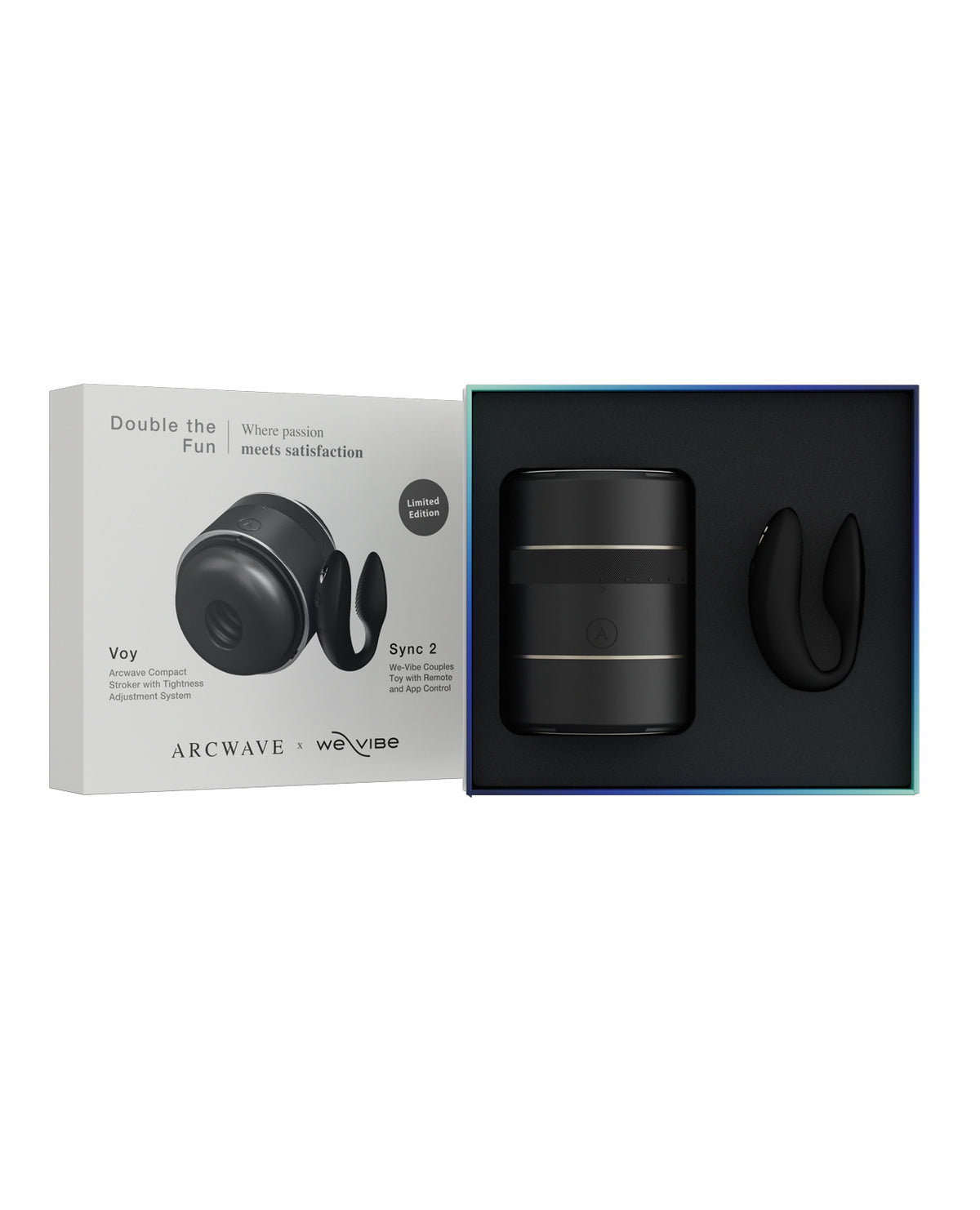 Arcwave Voy & We-Vibe Sync 2 Couples Bundle – Black – view 3