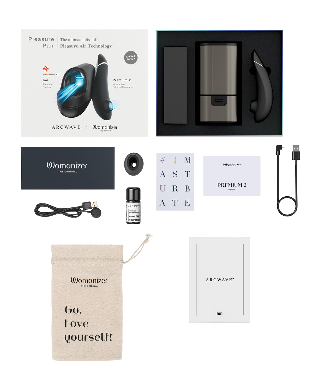 Arcwave Ion & Womanizer Premium 2 Bundle – Black – view 5