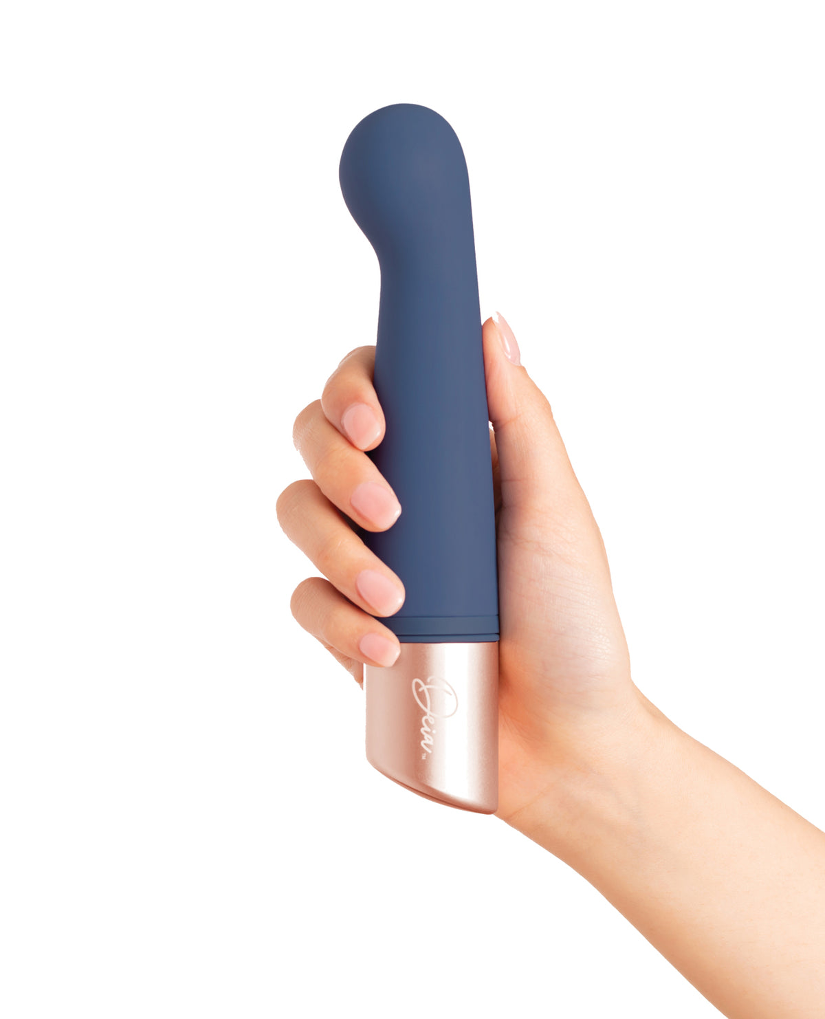Deia The Couple Nesting Two-in-One Vibrator – Navy – view 5