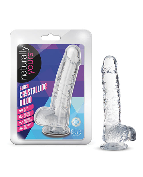 6" Crystalline Dildo - Diamond