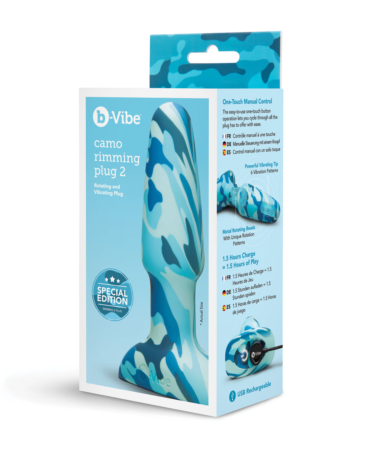 b-Vibe Rimming Plug 2 – Camo
