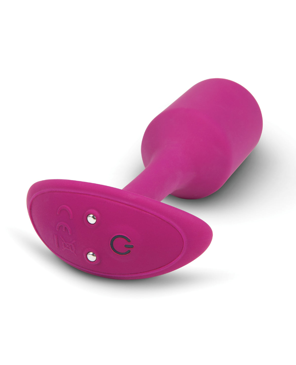 b-Vibe Vibrating Weighted Snug Plug M – Rose – view 4