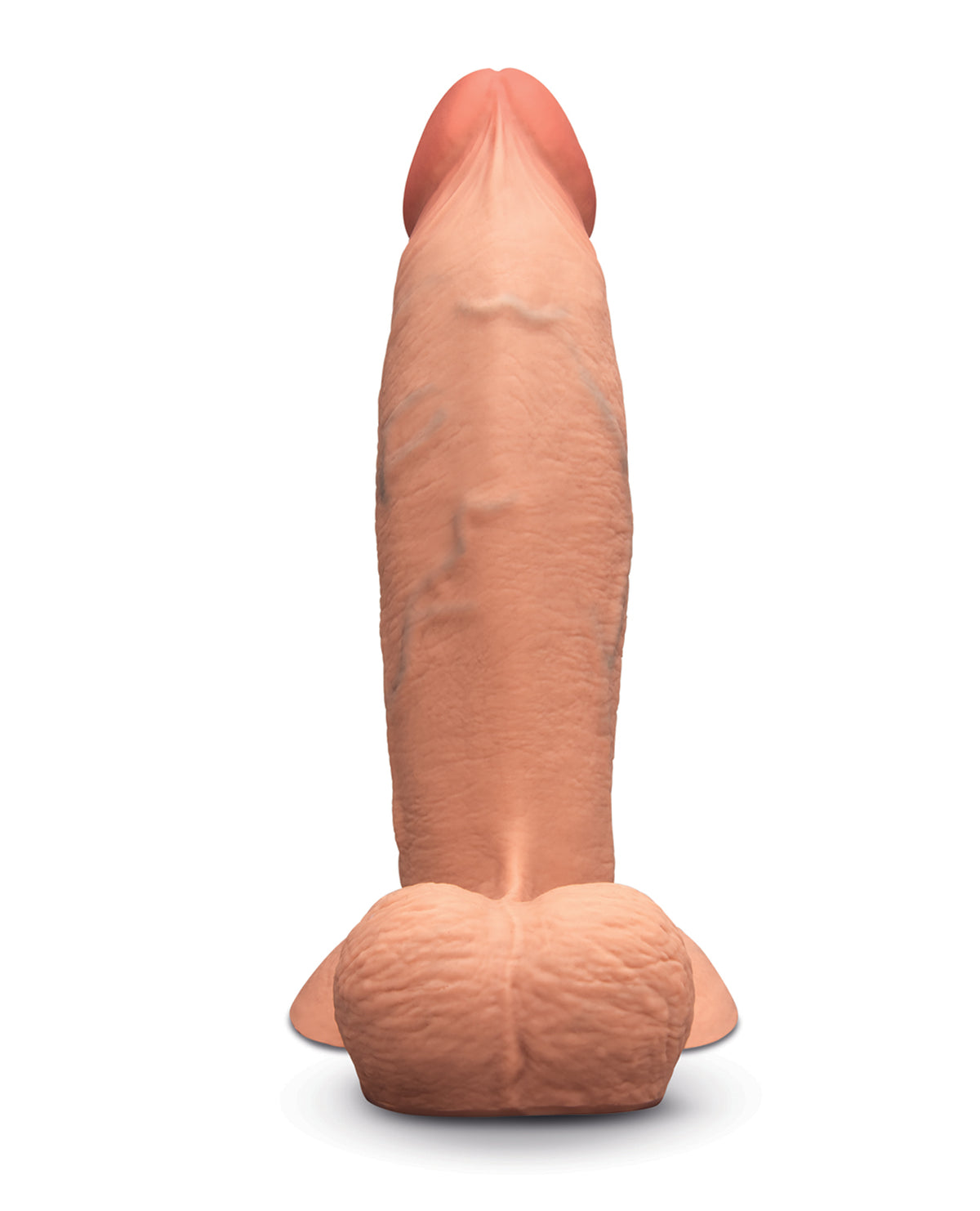 b-Vibe Slipskin 8" Girthy Realistic Dildo – Mocha – view 3