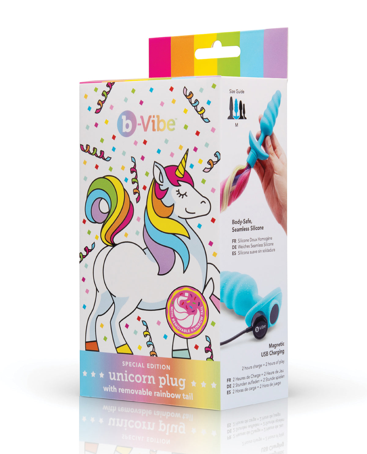 b-Vibe Unicorn Tail Vibrating Plug – Special Edition