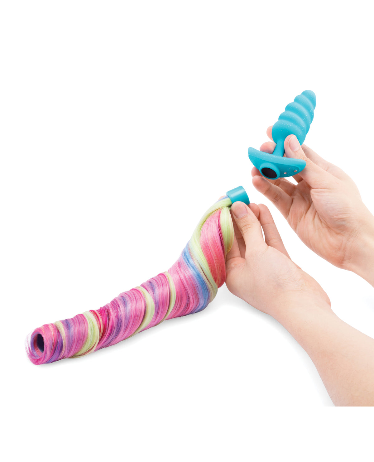 b-Vibe Unicorn Tail Vibrating Plug – Special Edition – view 5