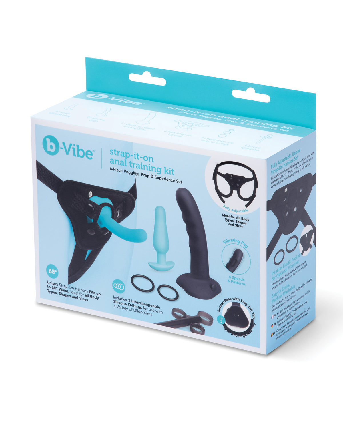 b-Vibe Strap-It-On Anal Training Kit