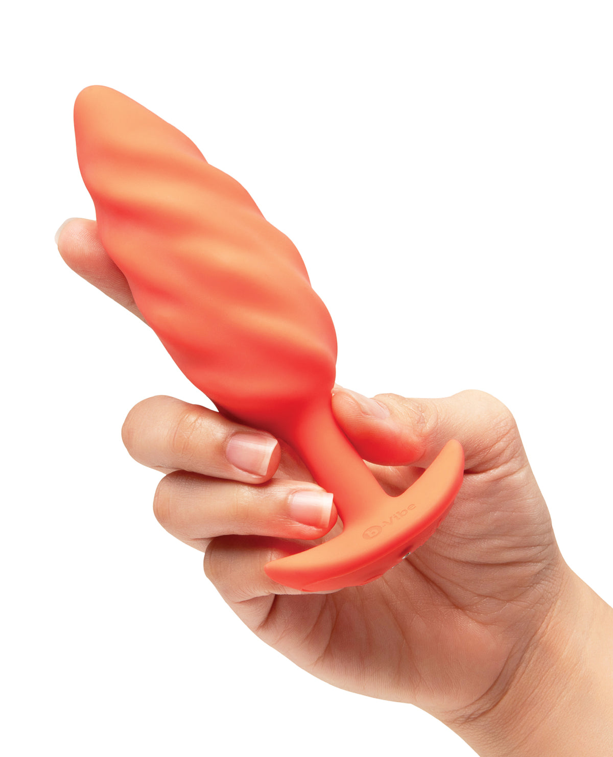 b-Vibe Swirl Texture Plug – Orange – view 5