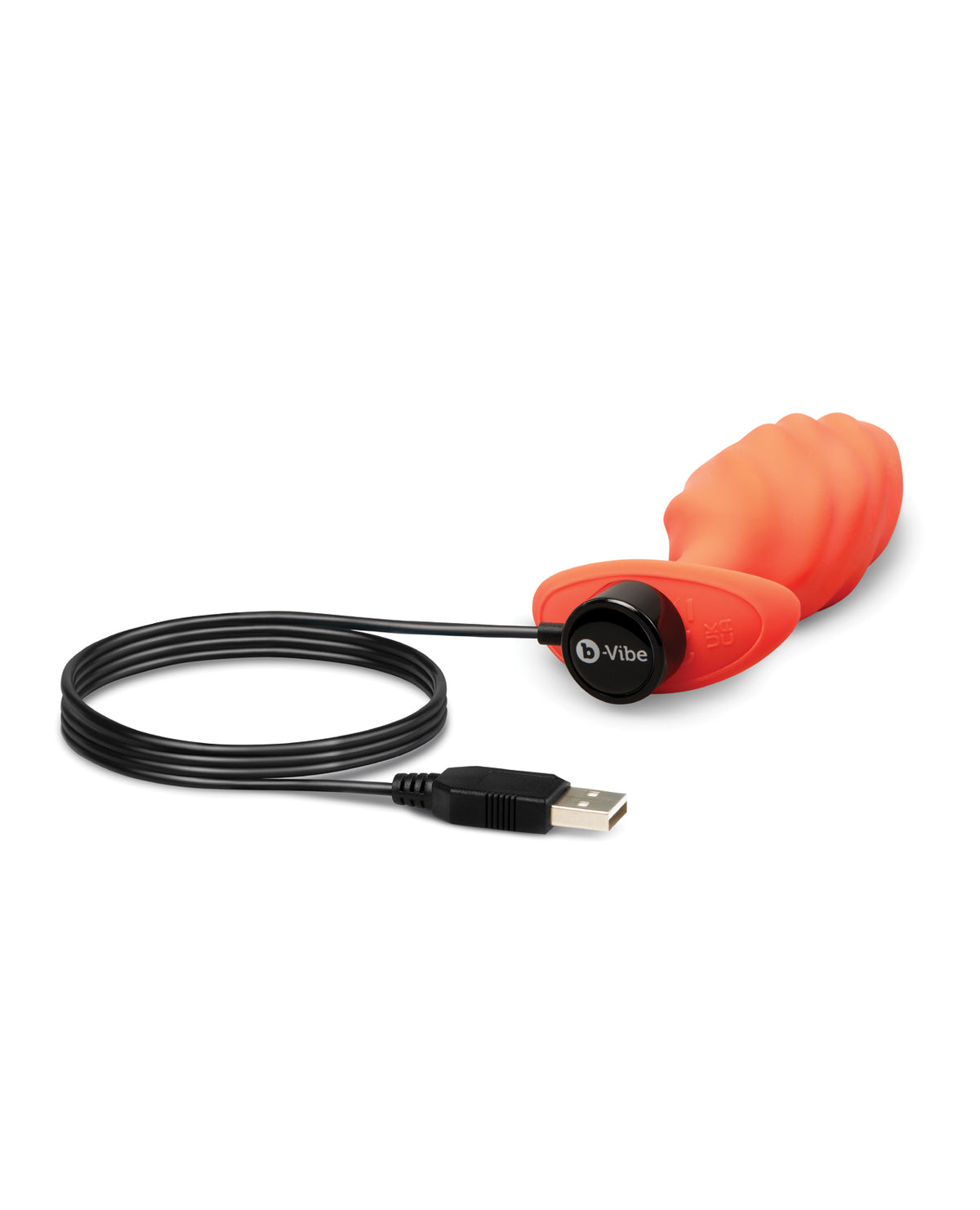 b-Vibe Swirl Texture Plug – Orange – view 6