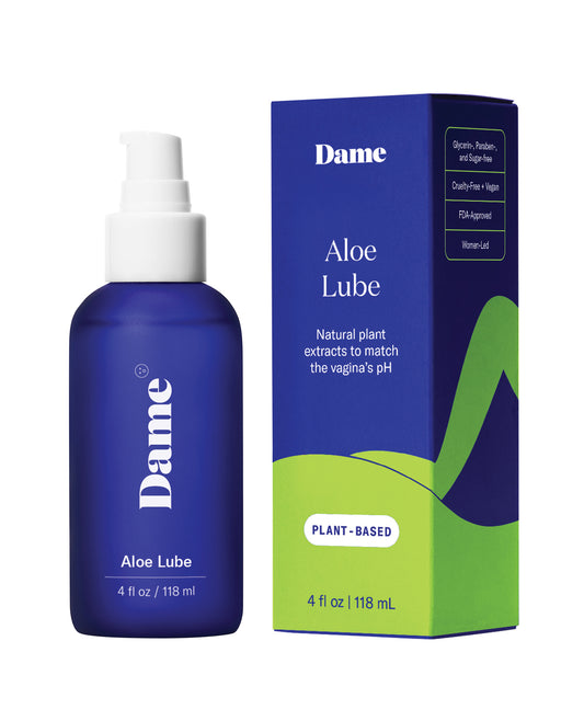 Dame Alu Aloe Water-Based Lubricant – 4 oz
