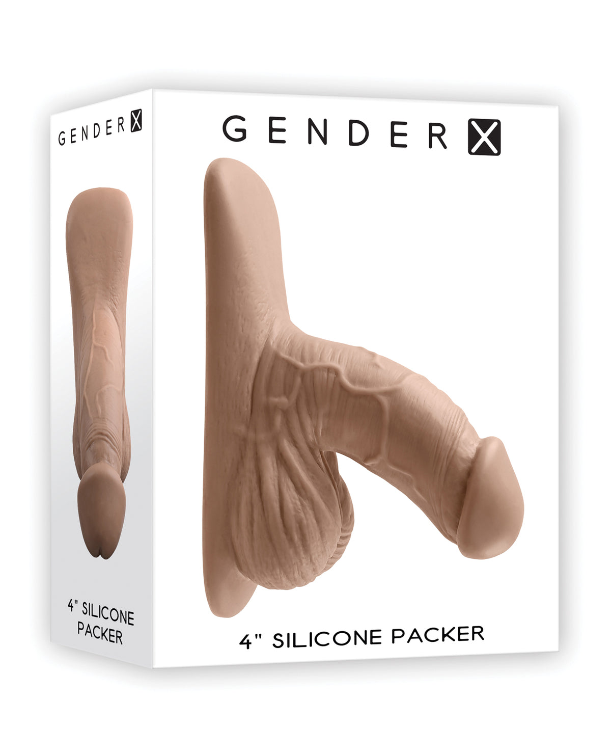 Gender X 4" Silicone Packer – Tan