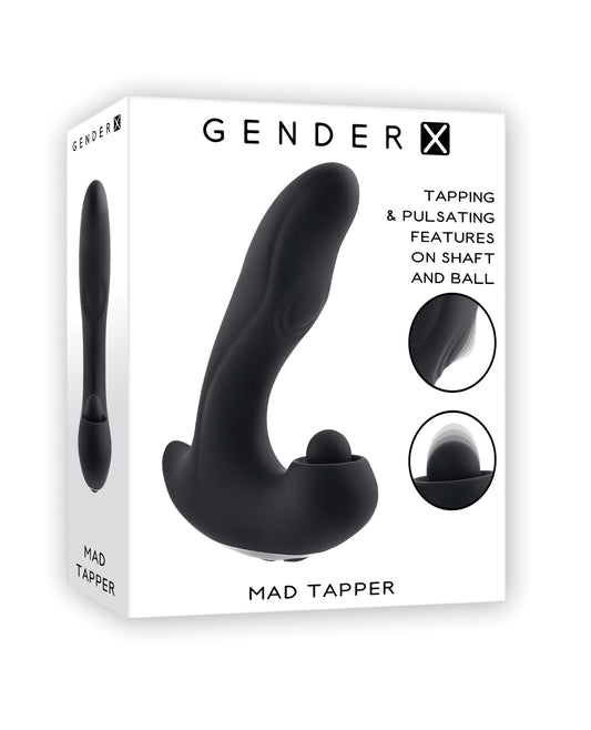 Gender X Mad Tapper Tapping Prostate Massager – Black