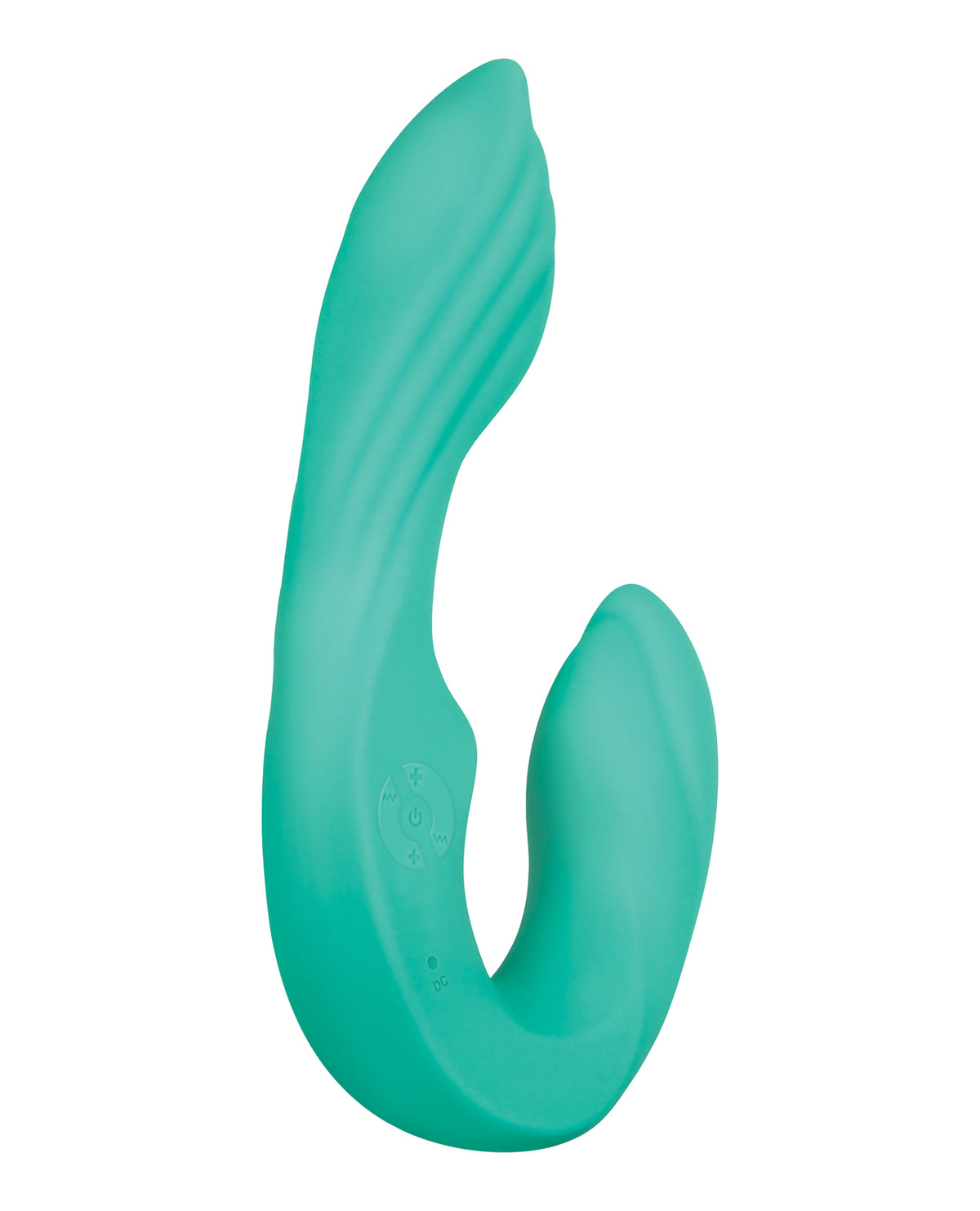 Gender X Strapless Seashell Wearable Dual Vibe – Teal – view 4