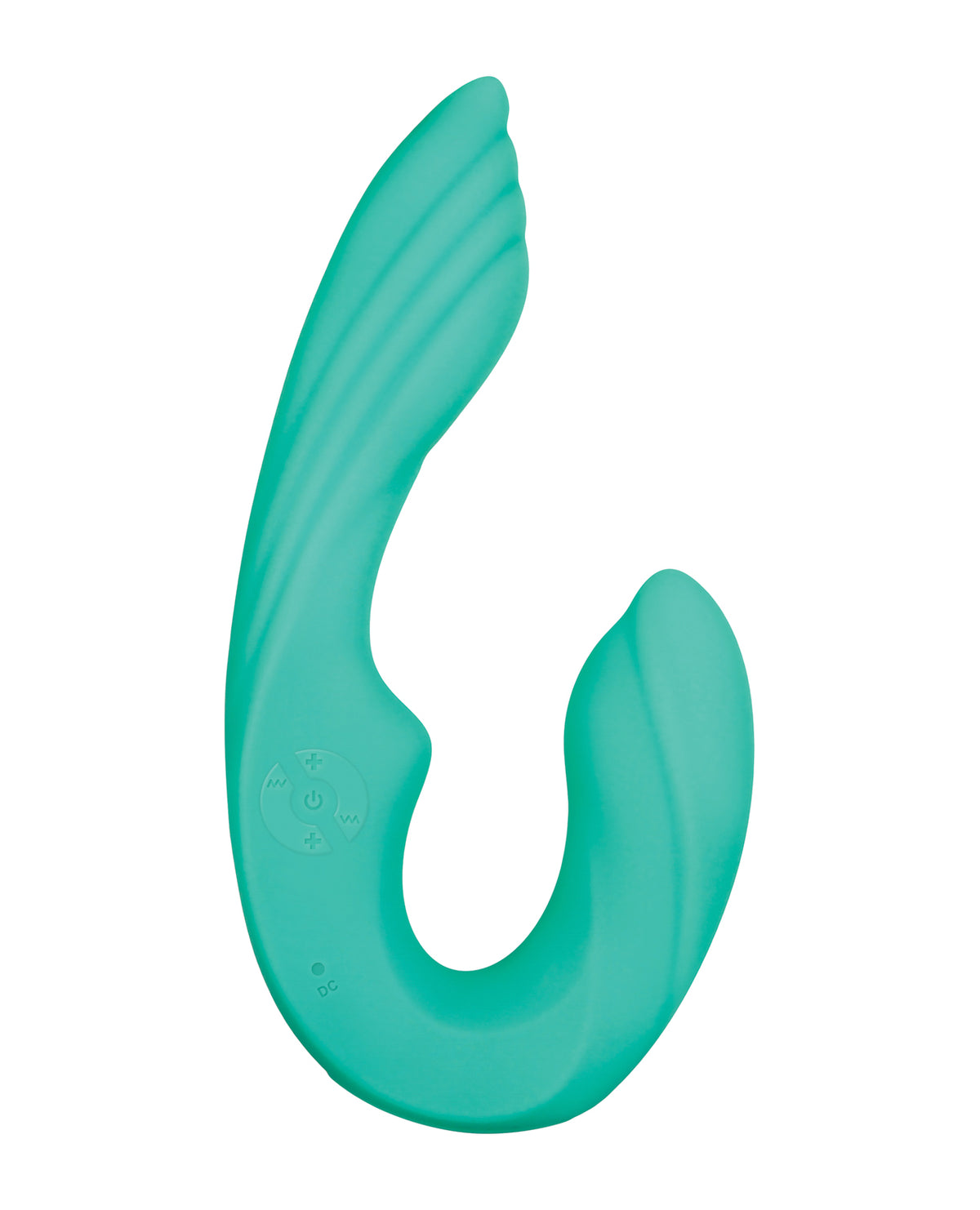Gender X Strapless Seashell Wearable Dual Vibe – Teal – view 5
