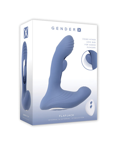 Gender X Flapjack Remote Control G-Spot Vibrator – Blue