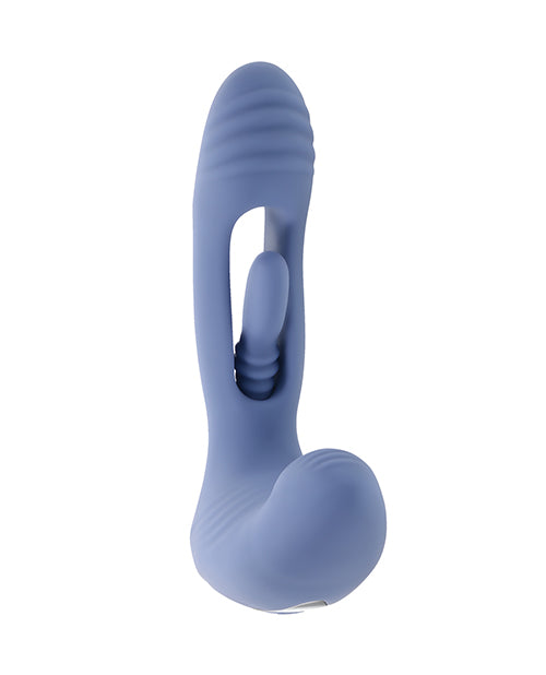 Gender X Flapjack Remote Control G-Spot Vibrator – Blue – view 3