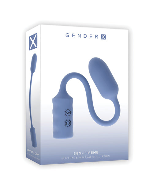 Gender X Egg-Streme Flexible Egg Vibrator – Blue