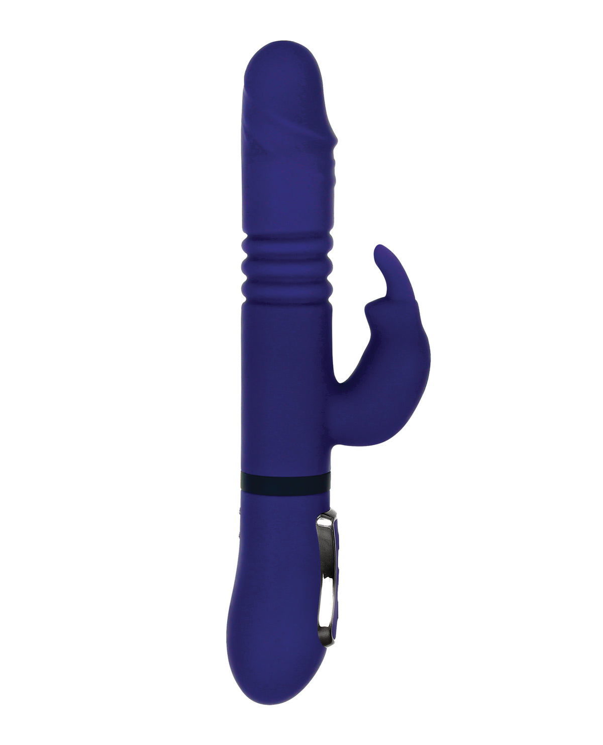 Gender X All in One Thrusting Rabbit Vibrator – Purple – view 4