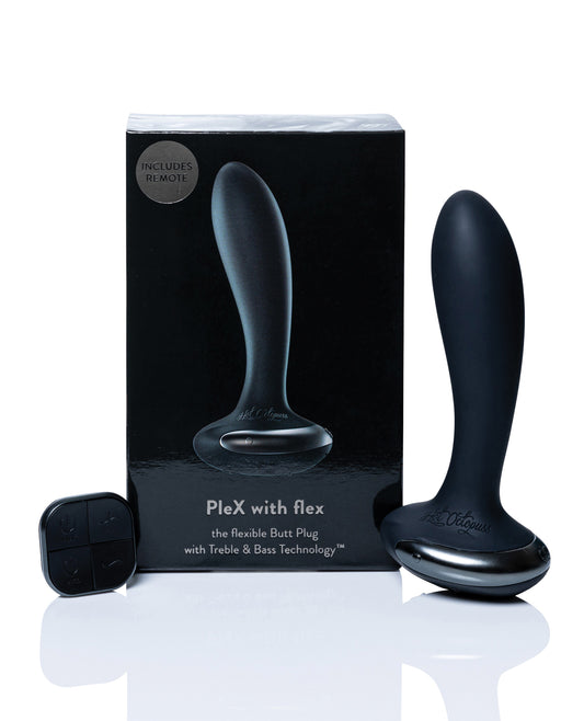 Hot Octopuss PleX with Flex Vibrating Butt Plug – Black