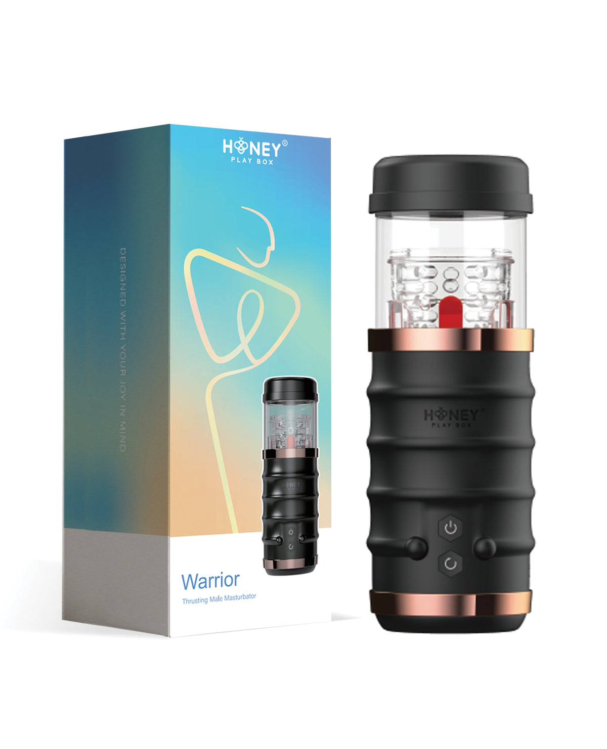 Honey Play Box Warrior Auto-Thrusting Stroker – Black – view 5