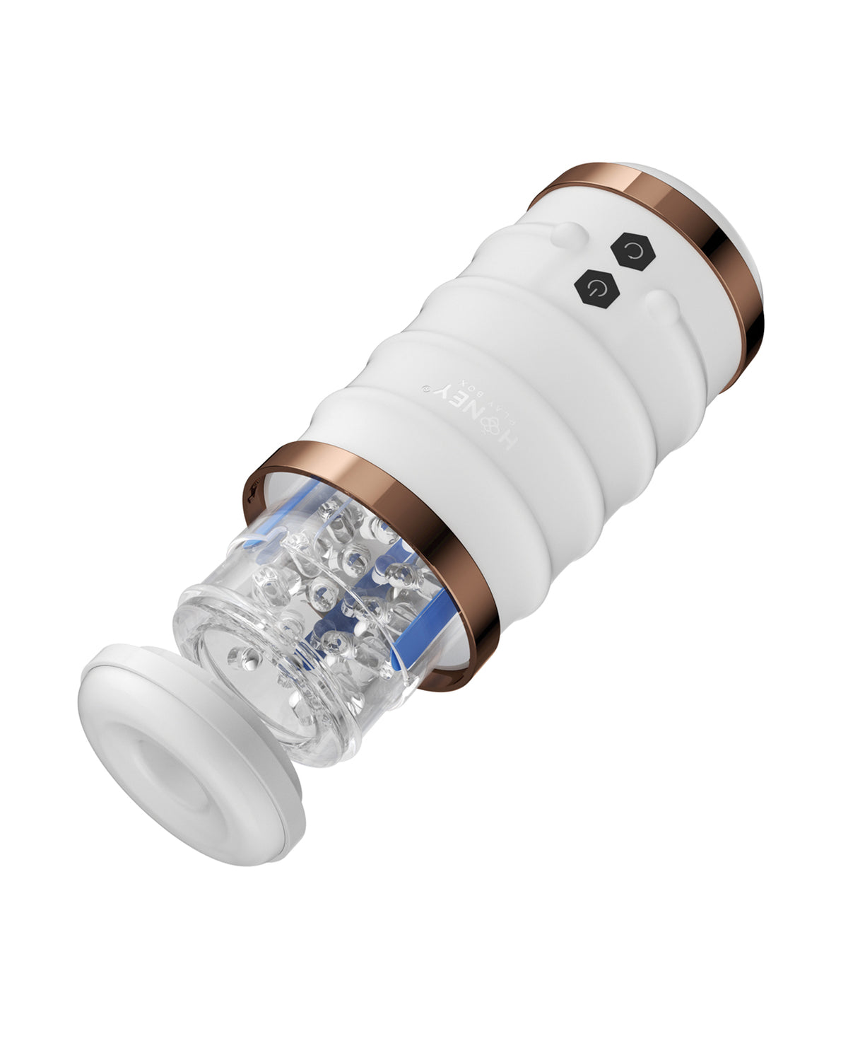 Honey Play Box Warrior Auto-Thrusting Stroker – White – view 2