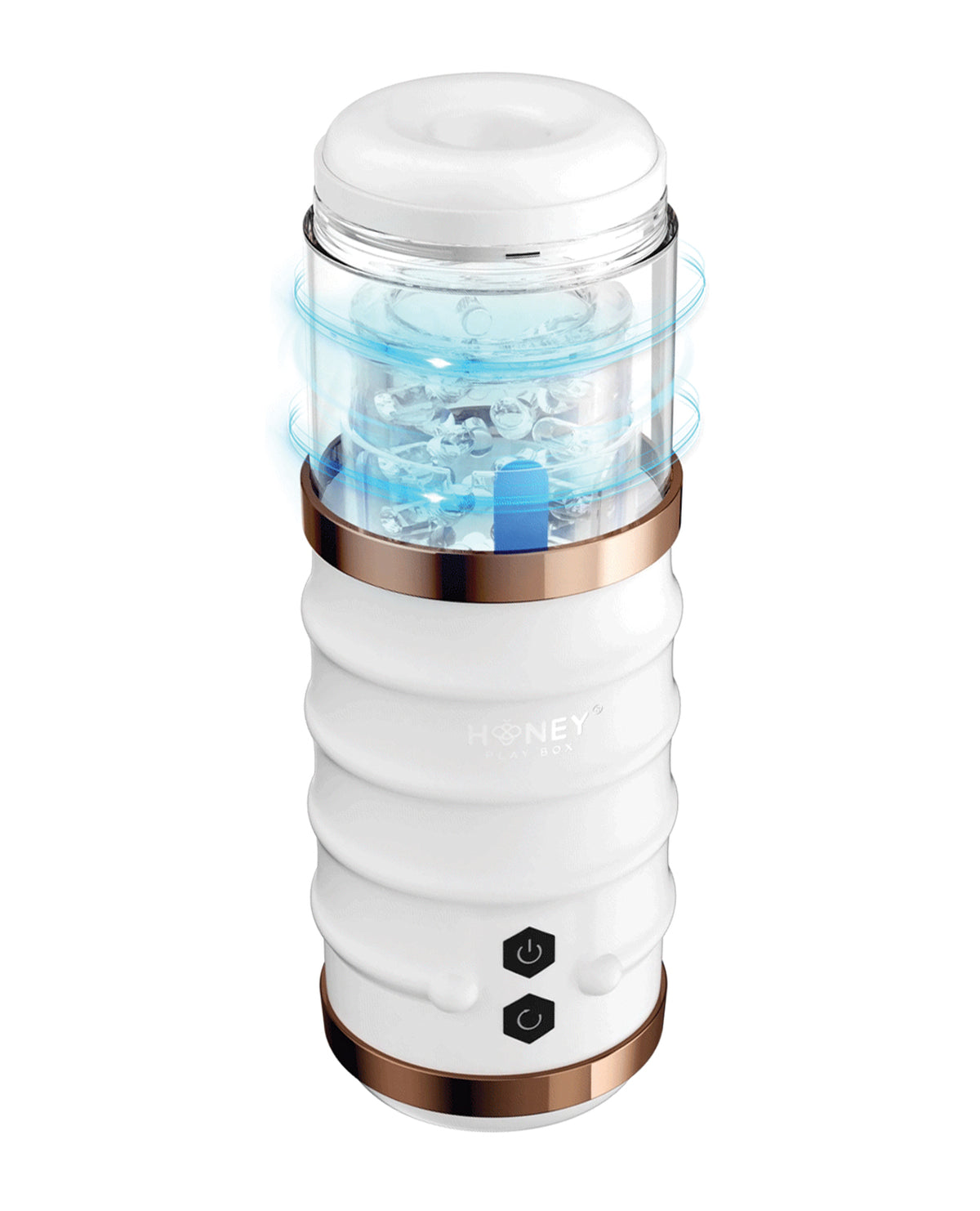 Honey Play Box Warrior Auto-Thrusting Stroker – White – view 3