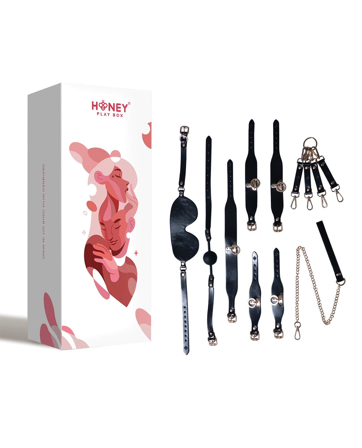 Honey Play Box Kinky Play Box 5-Piece Bondage Set – Black – view 6