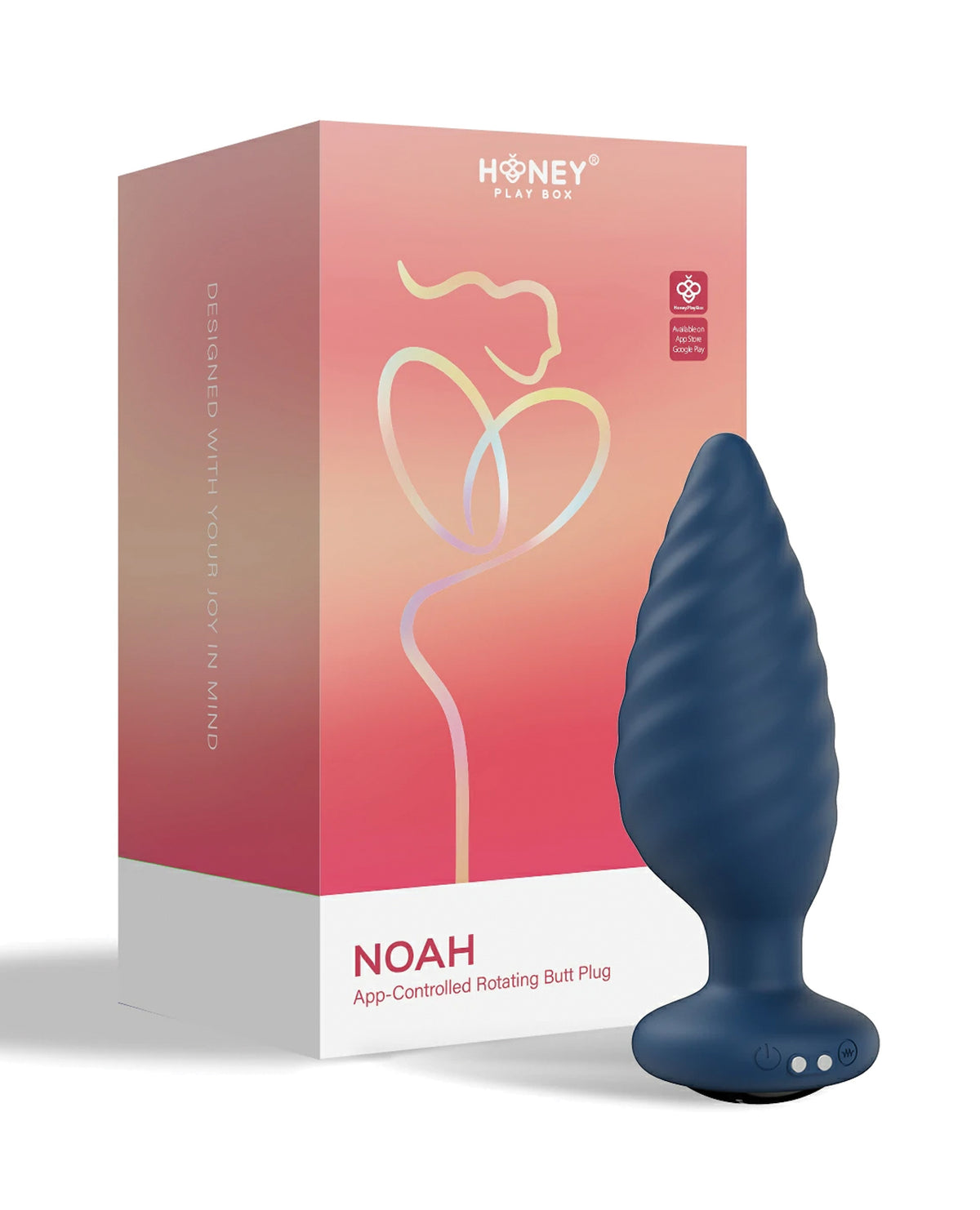 Honey Play Box Noah App-Controlled Rotating Plug – Navy Blue – view 5