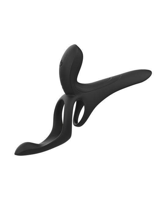 Honey Play Box Pleasure Pivot App-Controlled Couples Vibrator – Black