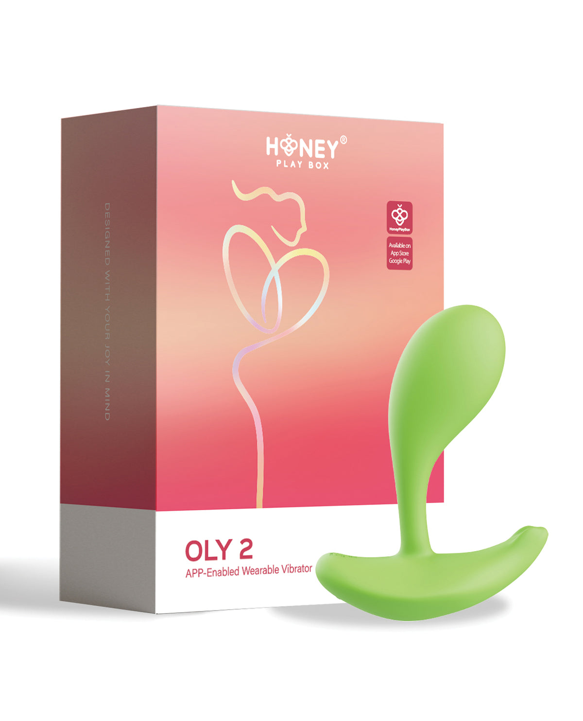 Honey Play Box Oly 2 Wearable Clit & G-Spot Vibrator – Green – view 2