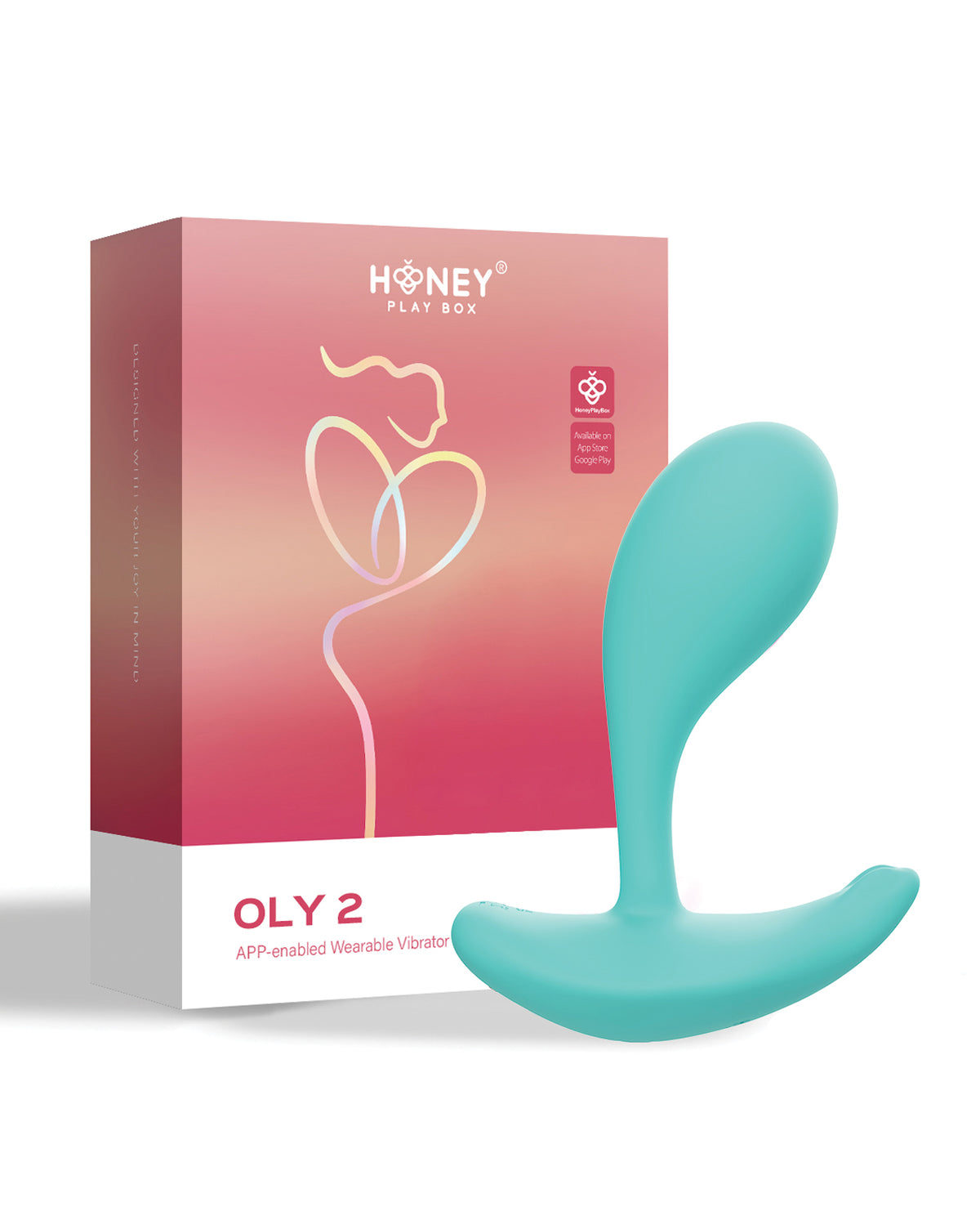 Honey Play Box Oly 2 Wearable Clit & G-Spot Vibrator – Blue – view 3