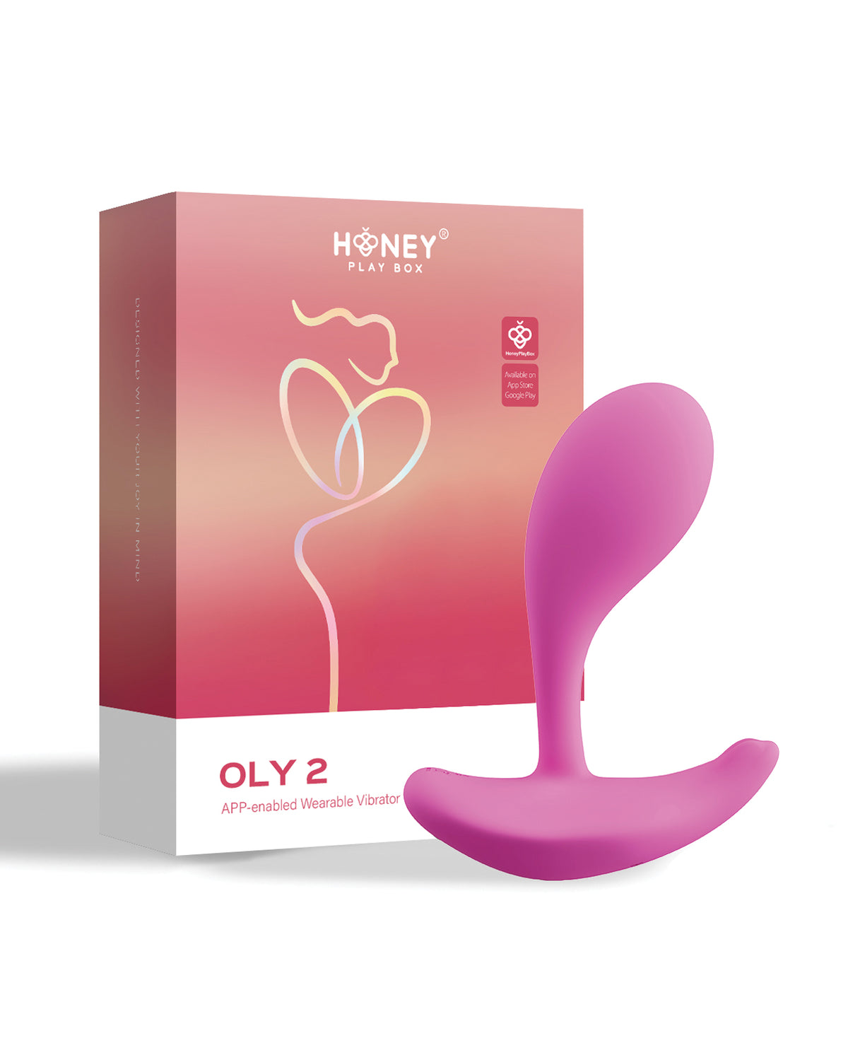 Honey Play Box Oly 2 Wearable Clit & G-Spot Vibrator – Pink – view 5