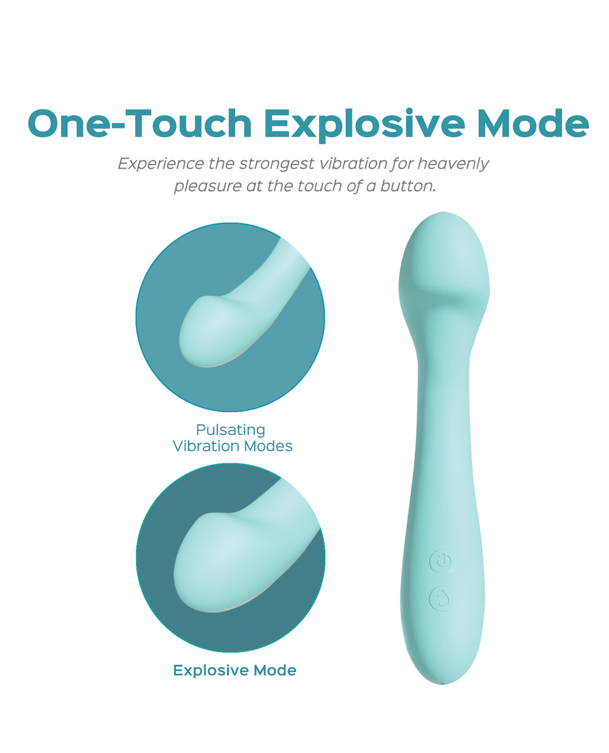 Honey Play Box Delyte G-Spot Vibrator – Mint Green – view 3