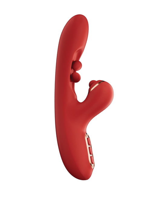 Honey Play Box Tickler Wiggling G-Spot & Tapping Clitoral Vibrator – Red