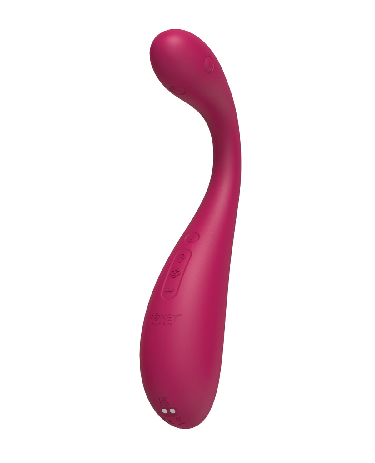 Honey Play Box Puff App-Controlled Inflatable Kegel Trainer – Dark Red – view 2