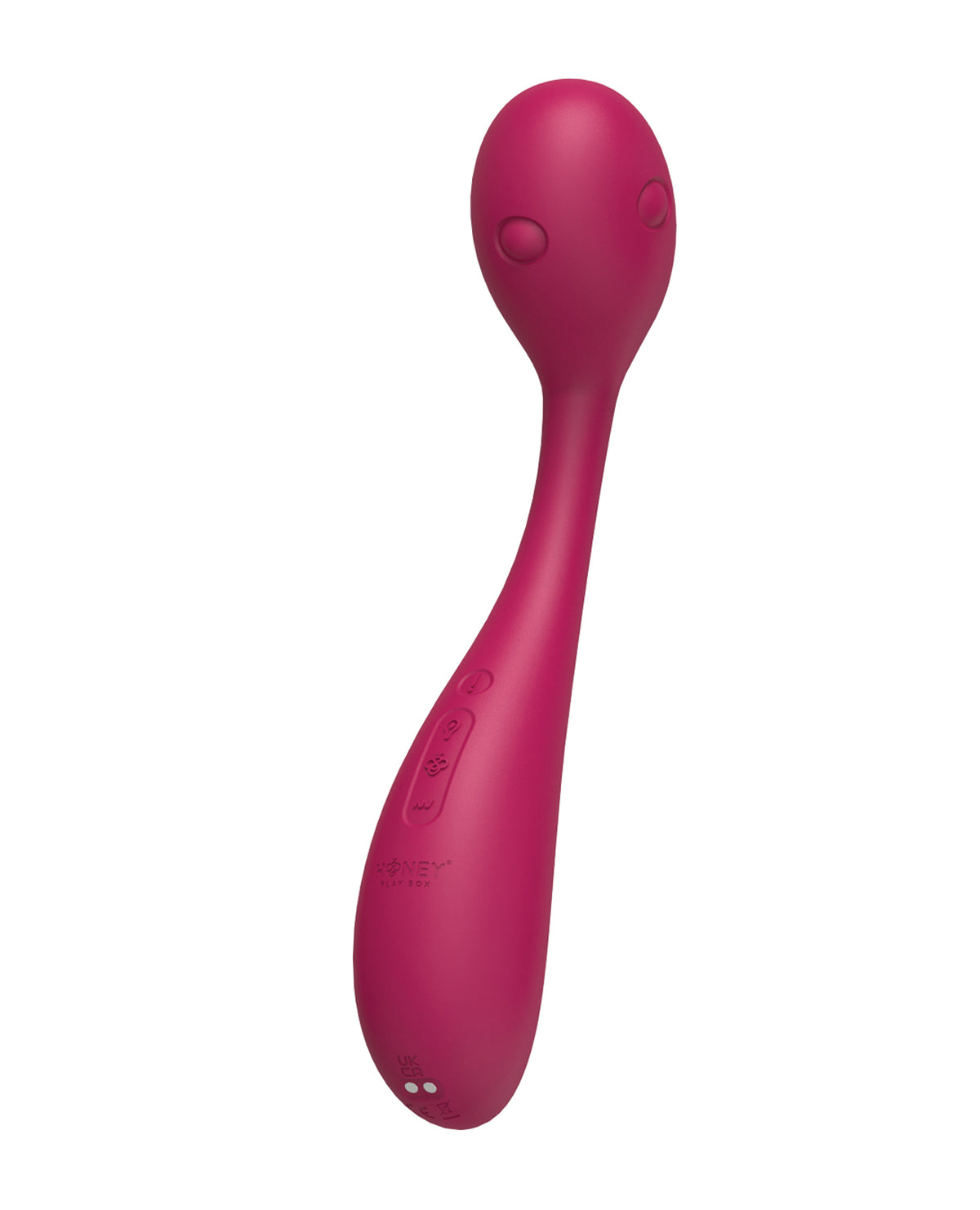 Honey Play Box Puff App-Controlled Inflatable Kegel Trainer – Dark Red – view 3