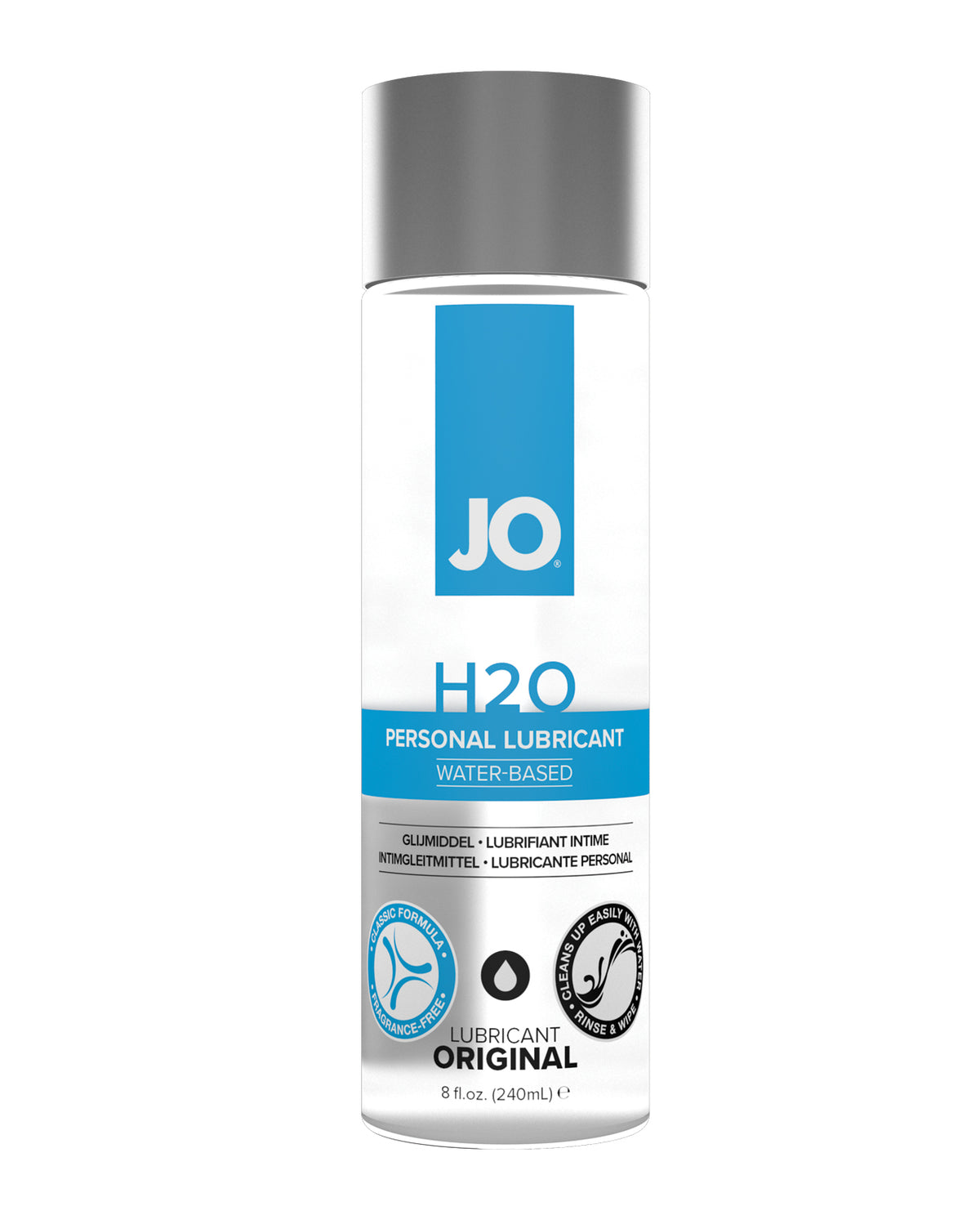 JO H2O Original Water-Based Lubricant – 8 oz